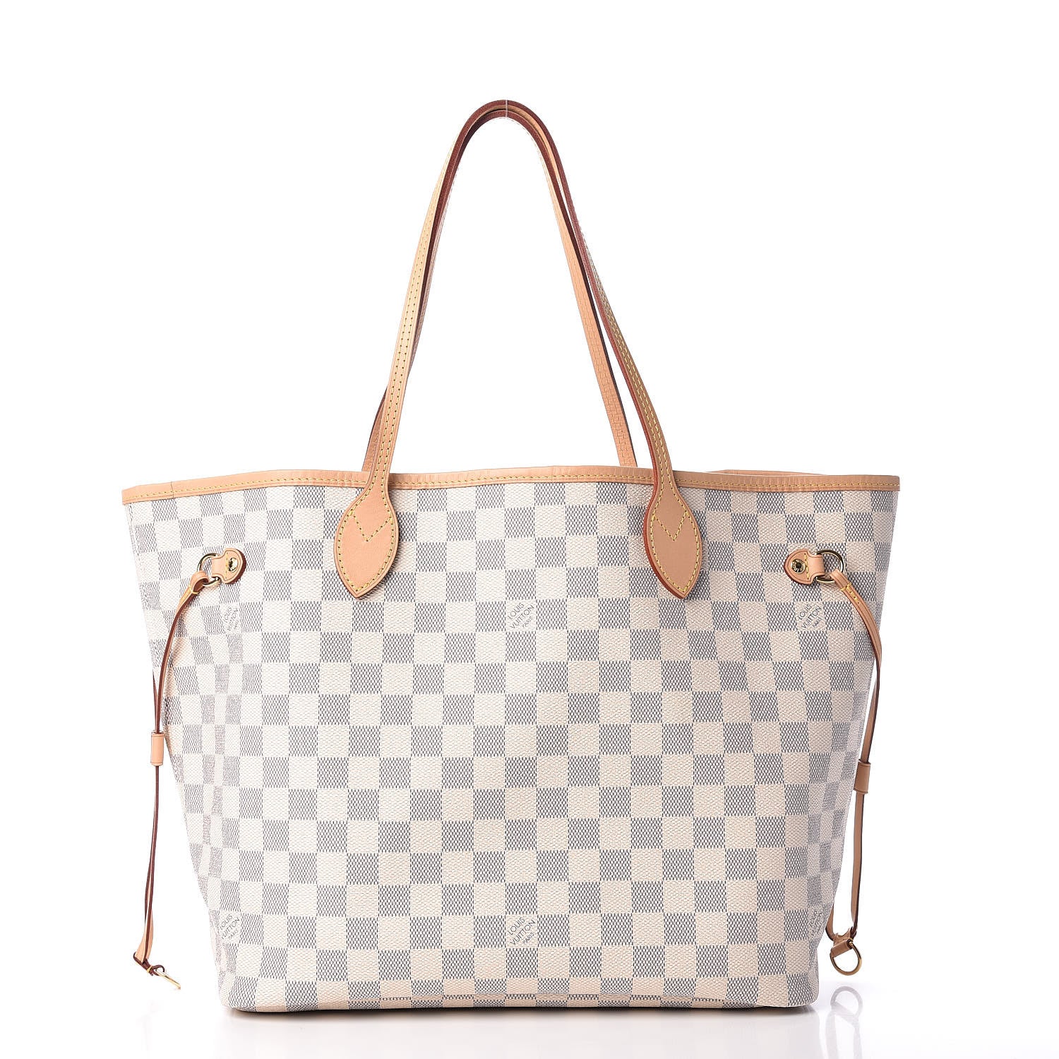 Louis Vuitton Damier Azur Neo Neverfull MM Rose Ballerine 3 of 10