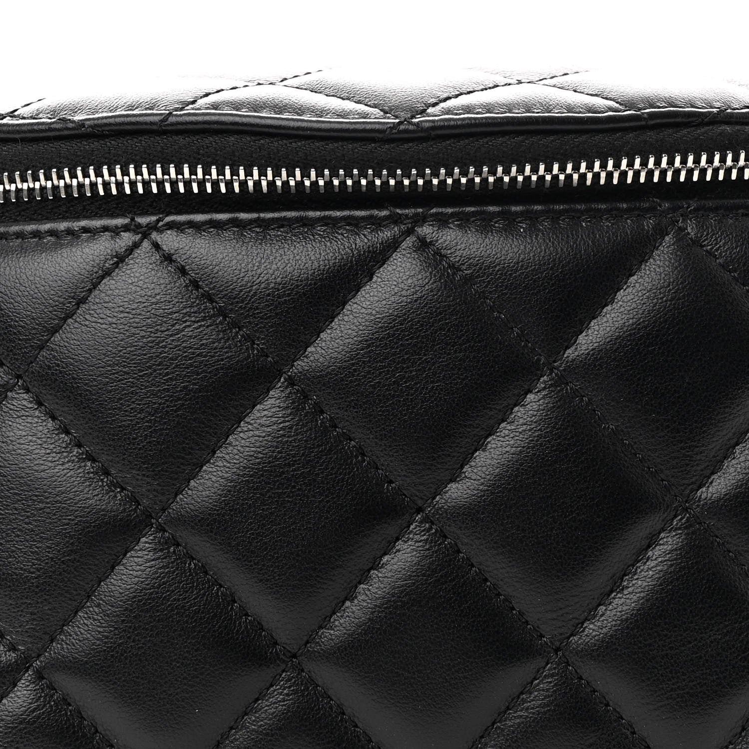 Chanel Calfskin Quilted Waist Belt Bag Black 9 of 11