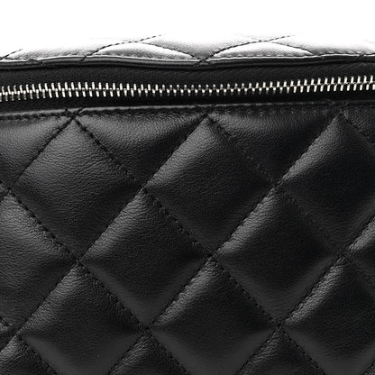 Chanel Calfskin Quilted Waist Belt Bag Black 9 of 11