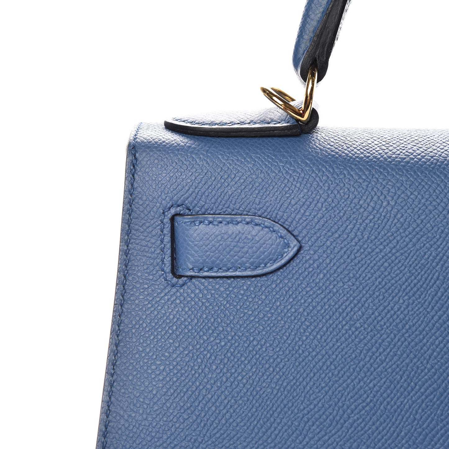 Epsom Kelly Sellier 28 Bleu Agate