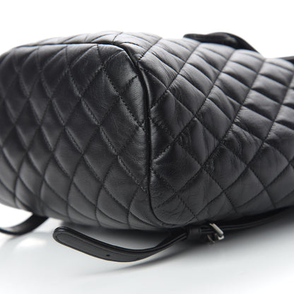 Chanel Lambskin Quilted Small Urban Spirit Backpack Black 8 of 9