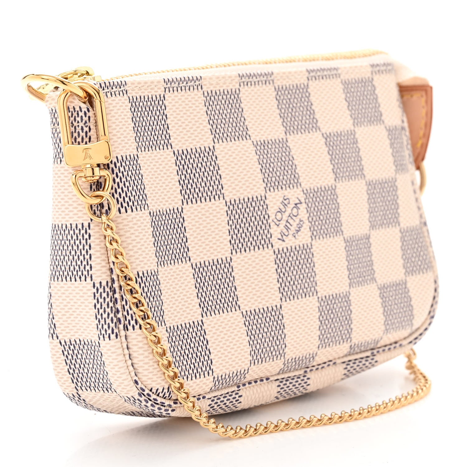 Louis Vuitton LOUIS VUITTON Damier Azur Mini Pochette Accessories 3 of 10