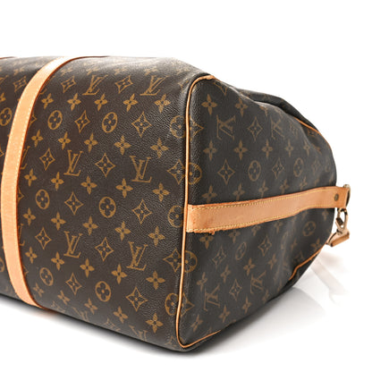 Louis Vuitton Monogram Keepall Bandouliere 55 8 of 9