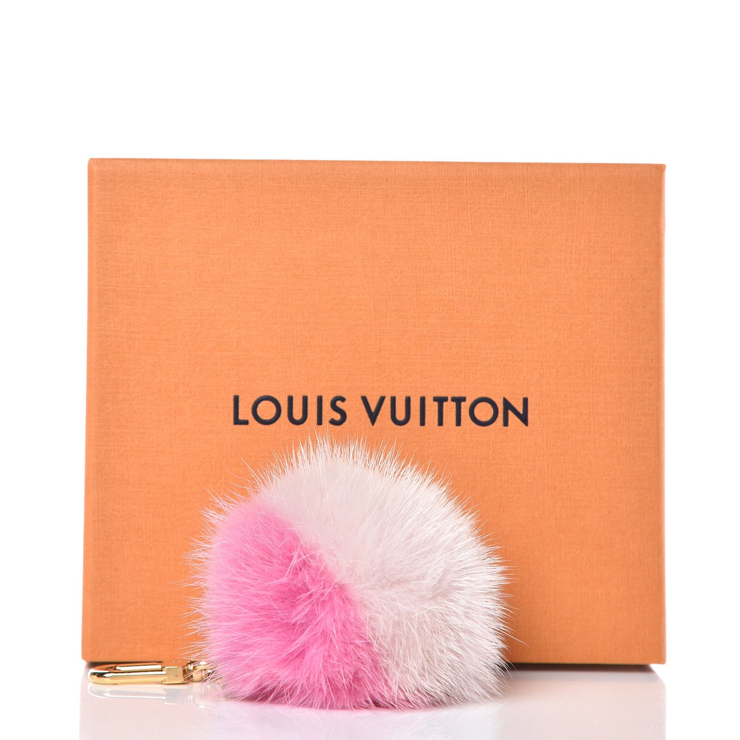 Mink Fluo Bubble Bag Charm Key Holder Pink