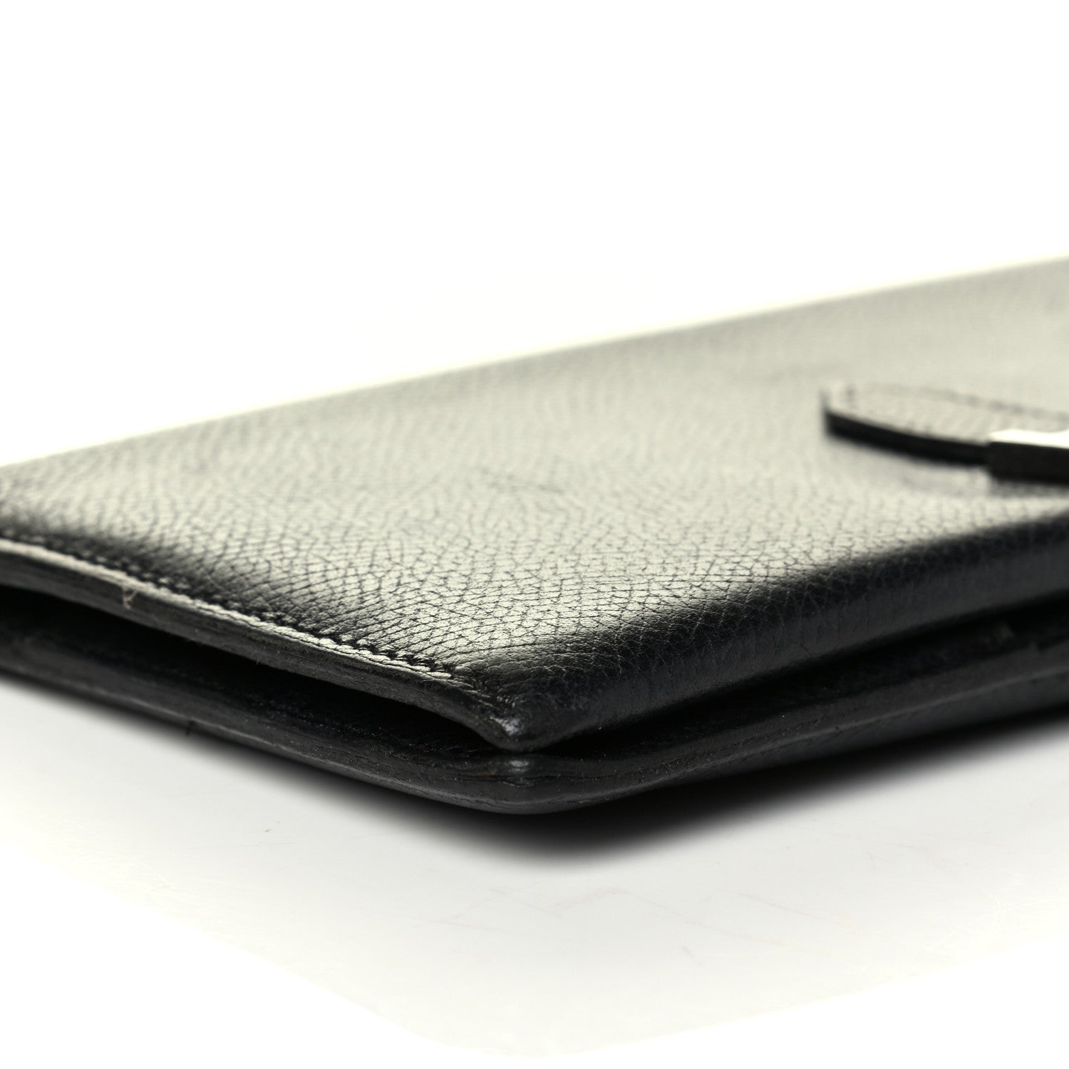 Hermes Epsom Bearn Gusset Wallet Black 7 of 8