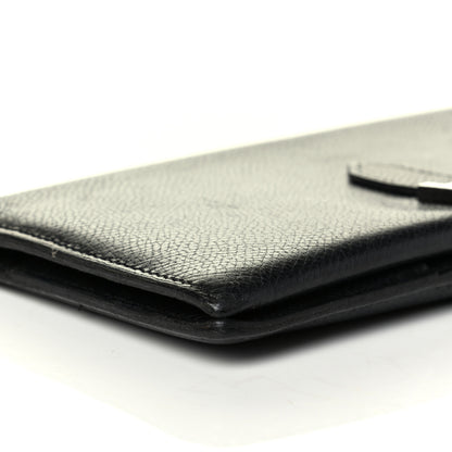 Hermes Epsom Bearn Gusset Wallet Black 7 of 8