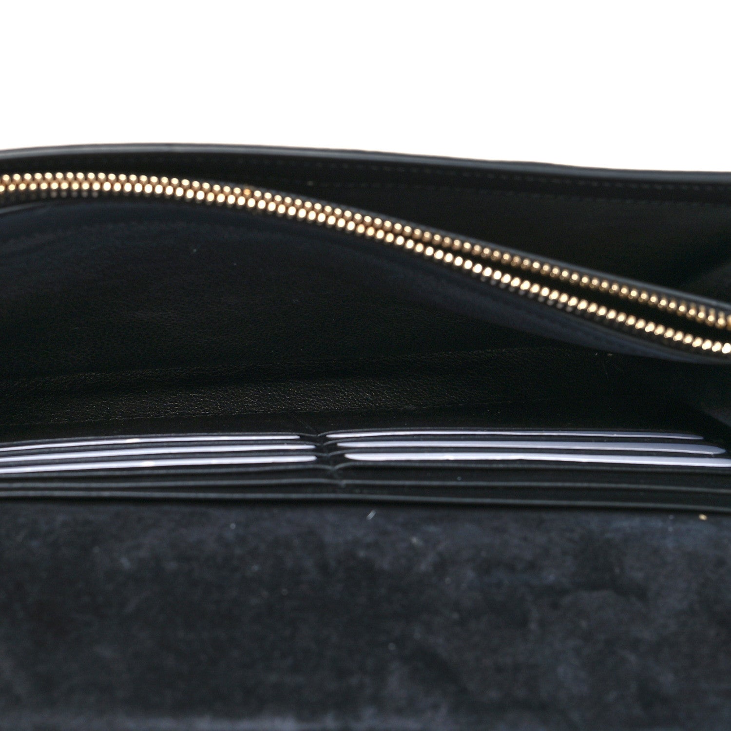 Saint Laurent Metallic Crinkled Calfskin Belle de Jour Chain Clutch Silver 6 of 16
