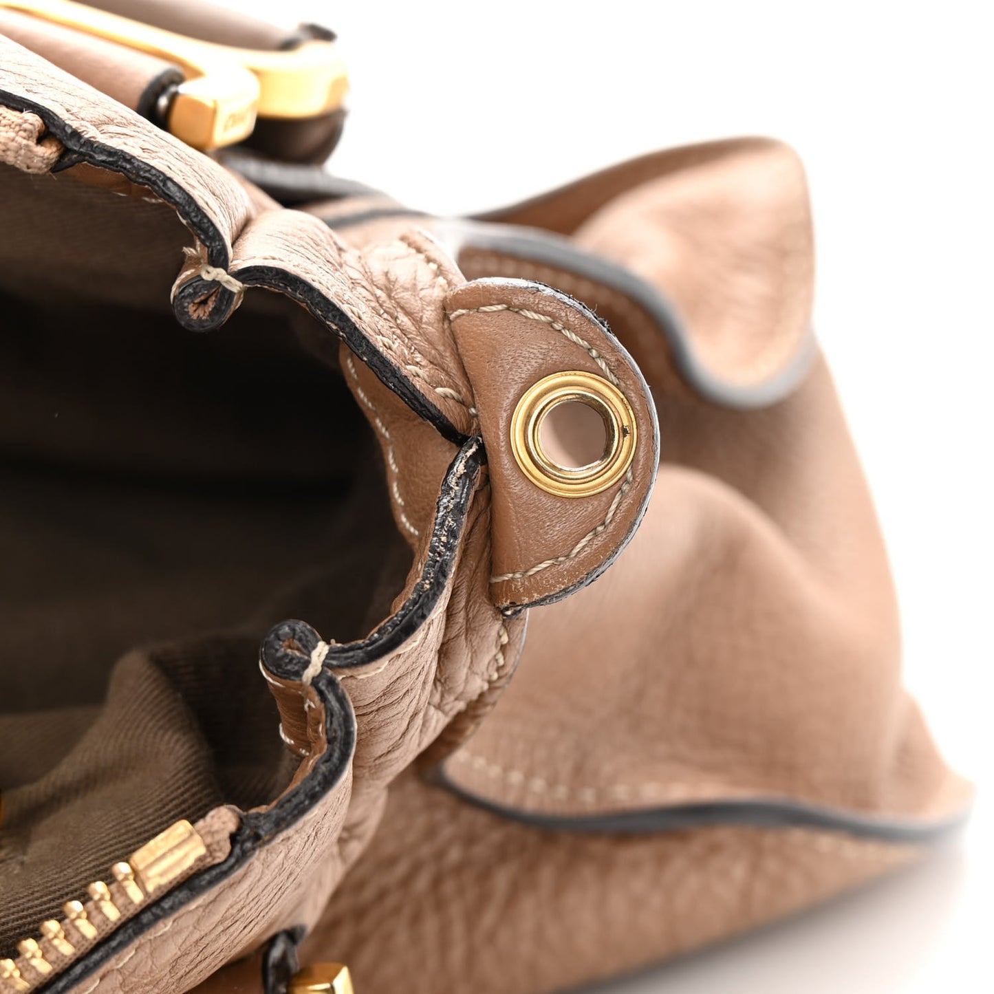 Calfskin Medium Marcie Satchel Nut