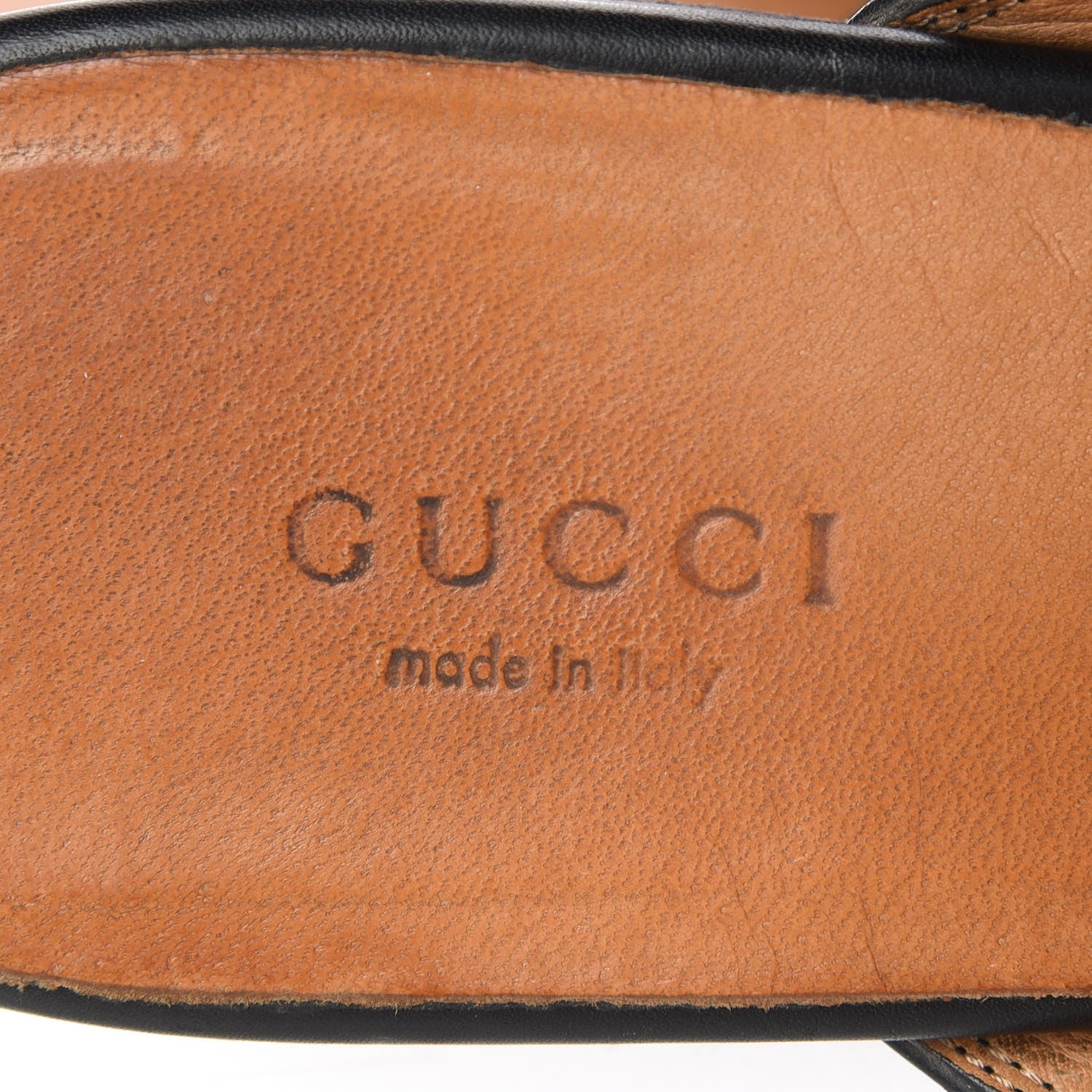 Gucci Calfskin Womens Princetown Slippers 39.5 Black 5 of 10