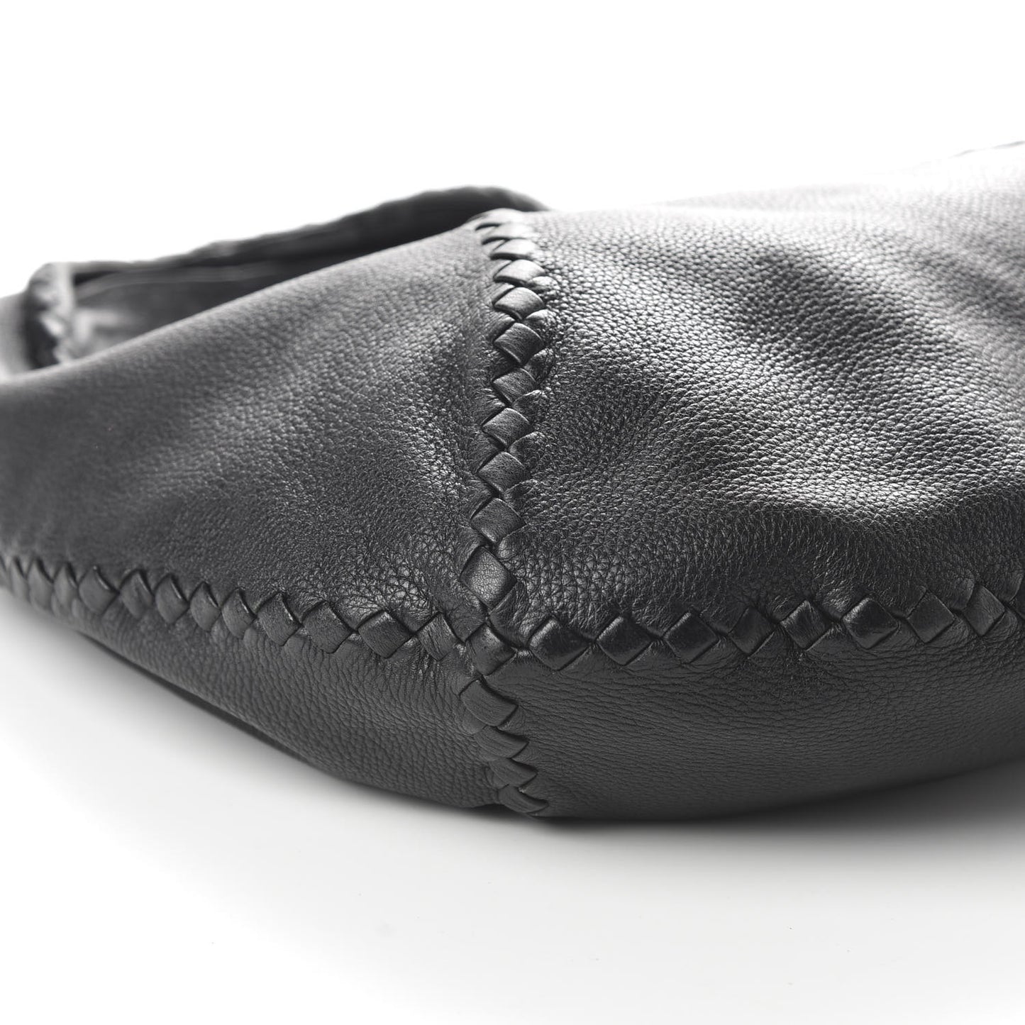 Cervo Deerskin Large Hobo Black