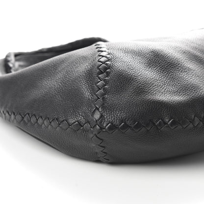 Bottega Veneta Cervo Deerskin Large Hobo Black 6 of 9