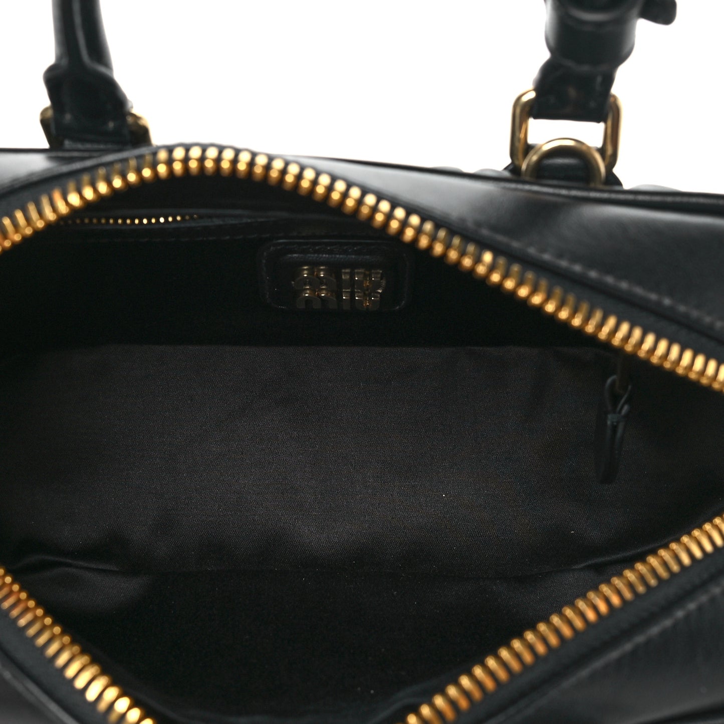 Nappa Matelasse Regular Arcadie Top Handle Bag Black