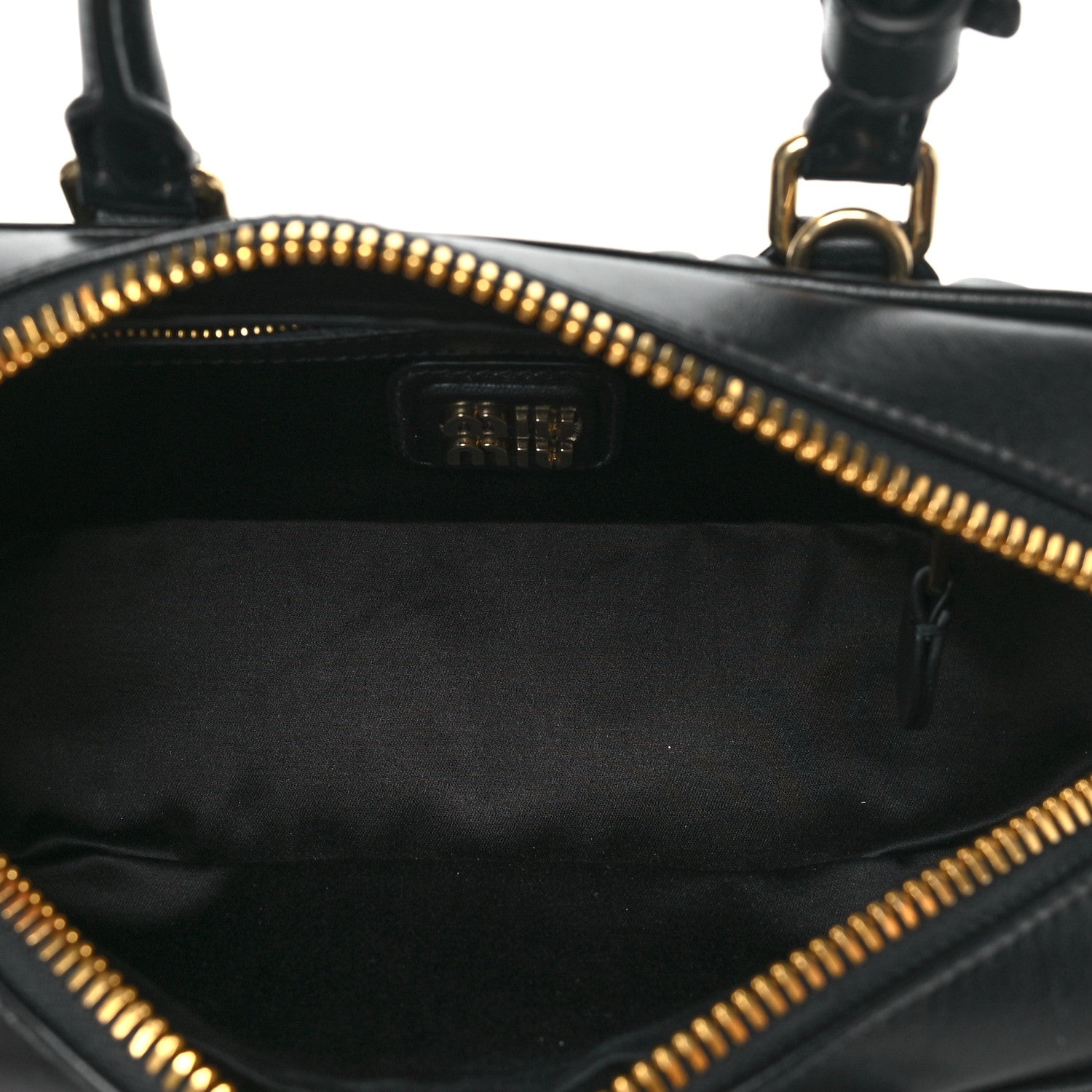 Miu Miu Nappa Matelasse Regular Arcadie Top Handle Bag Black 5 of 9
