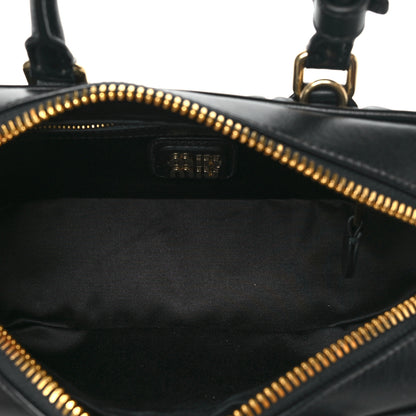 Miu Miu Nappa Matelasse Regular Arcadie Top Handle Bag Black 5 of 9