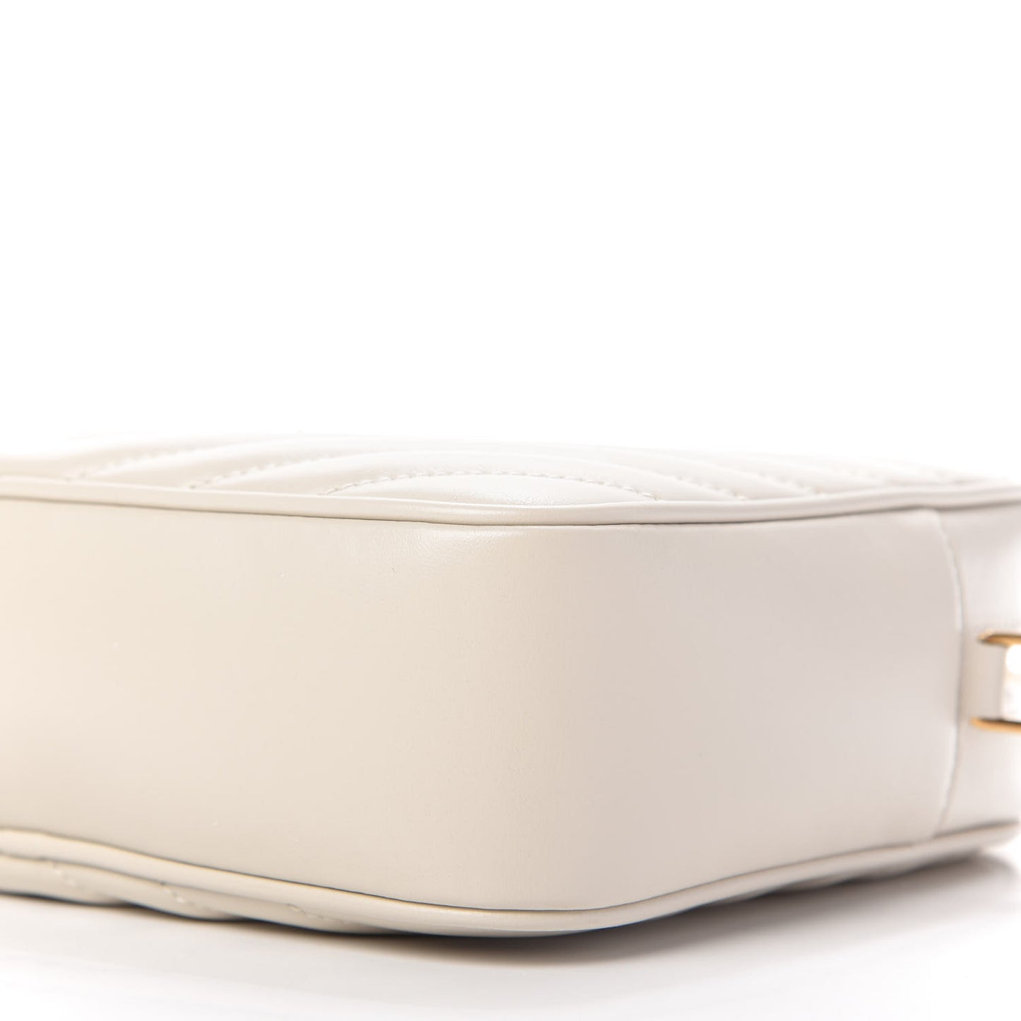 Calfskin Matelasse Monogram Lou Camera Bag Crema Soft