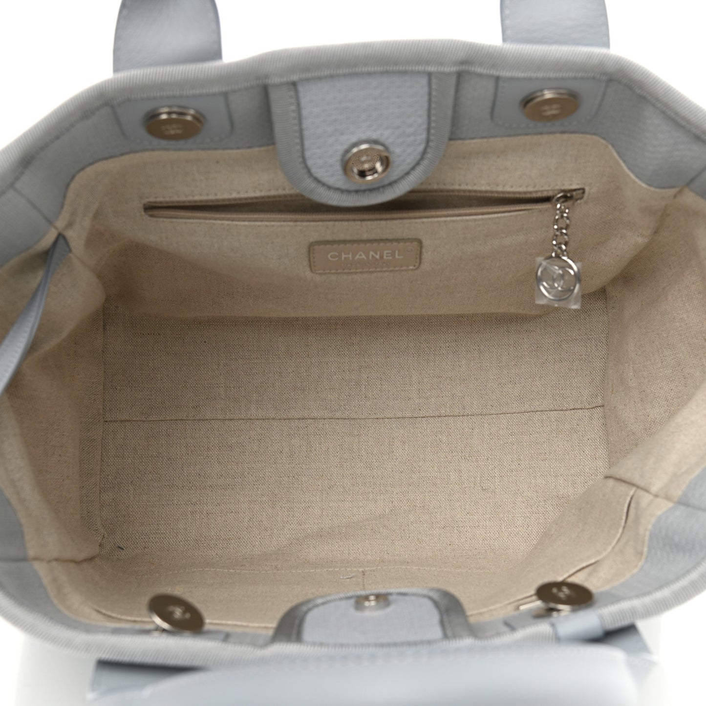 Mixed Fibers Small Deauville Tote Grey