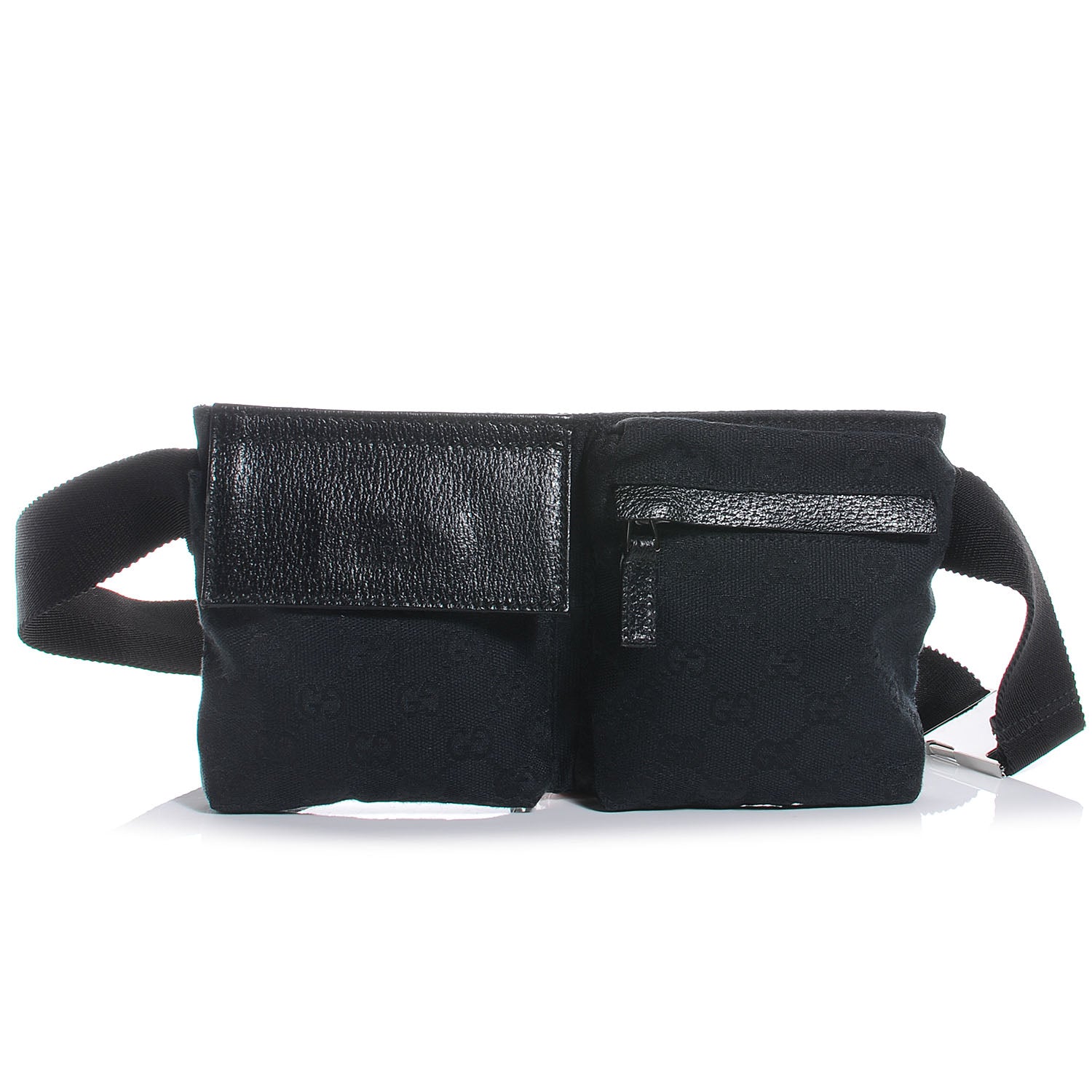 Gucci Monogram Belt Bag Black 1 of 8