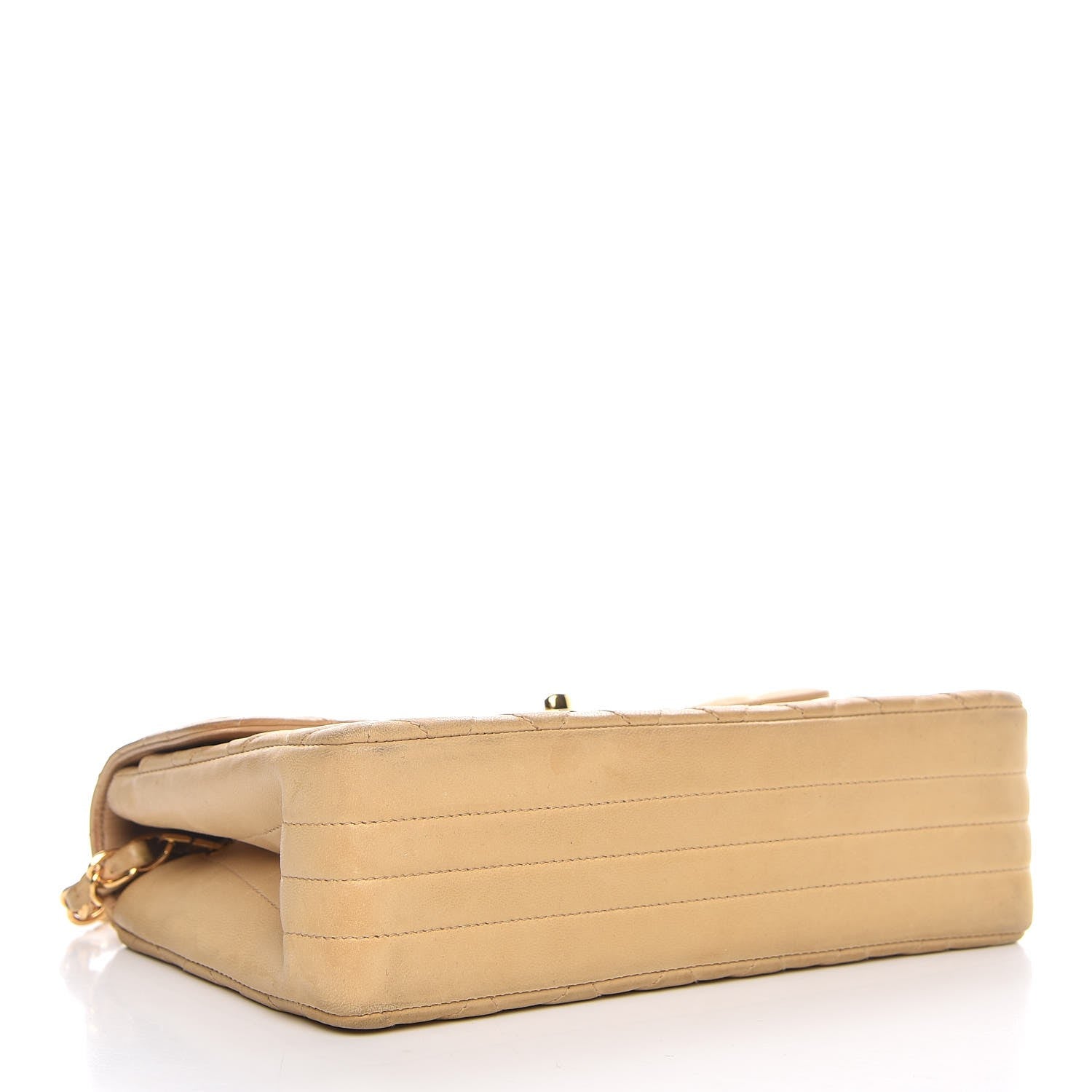 Chanel Lambskin Quilted Small Single Flap Beige 4 of 16