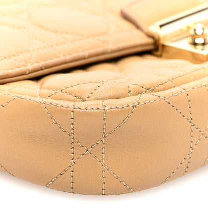 Christian Dior Lambskin Cannage Miss Dior Promenade Pouch Beige 8 of 9