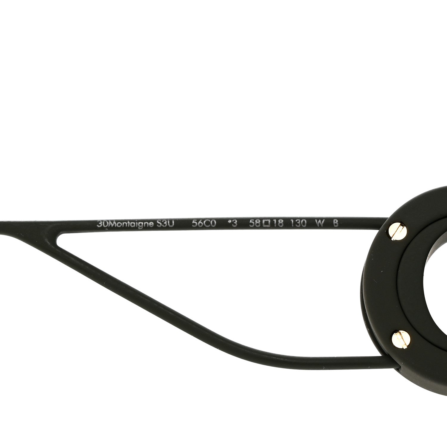 Christian Dior Acetate Square 30 Montaigne Sunglasses Matte Green 5 of 7
