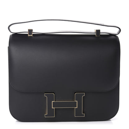 Hermes Veau Sombrero Constance Cartable 29 Black 1 of 26