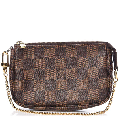 Louis Vuitton Damier Ebene Mini Pochette Accessories 1 of 7