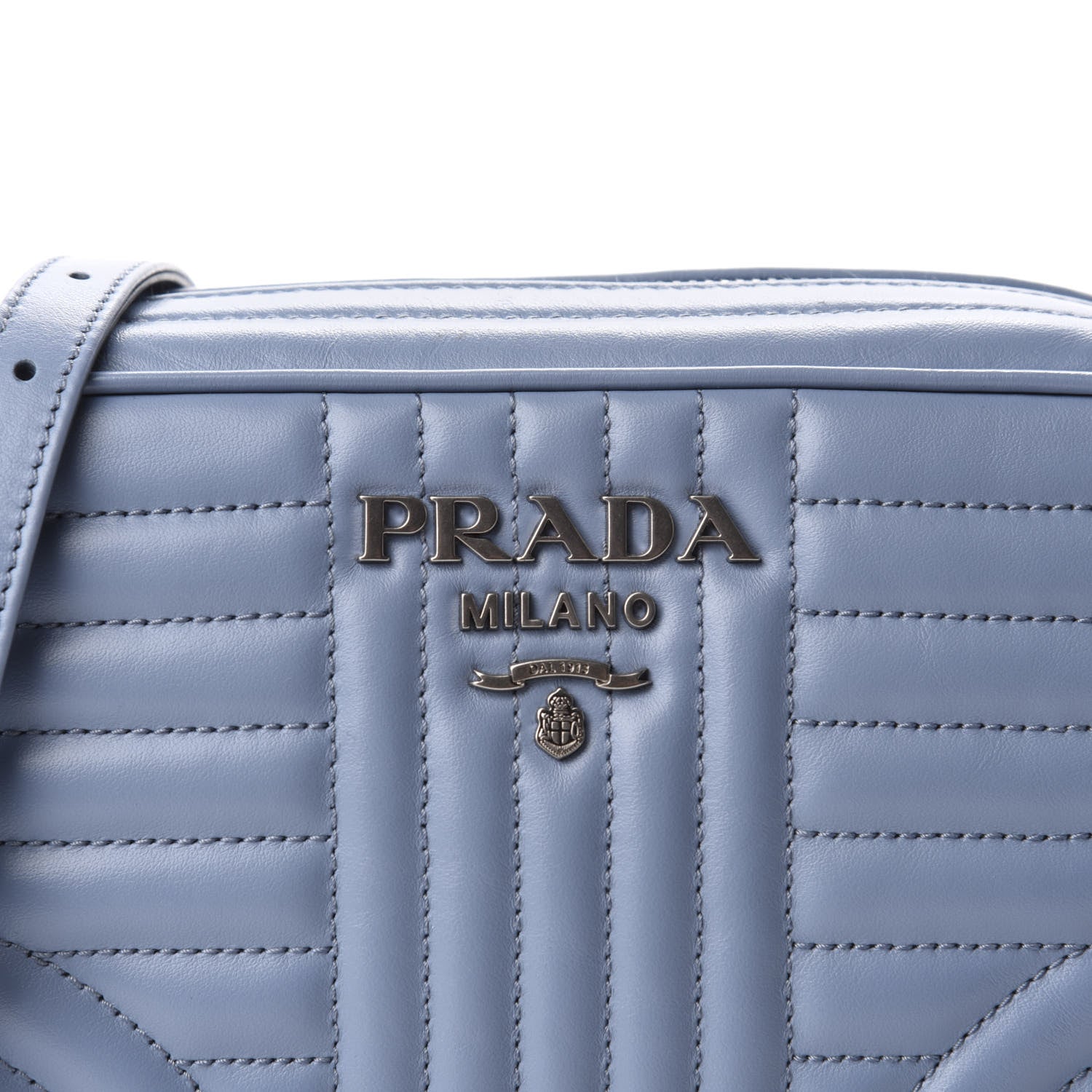 Prada Soft Calfskin Diagramme Camera Bag Astrale 10 of 10
