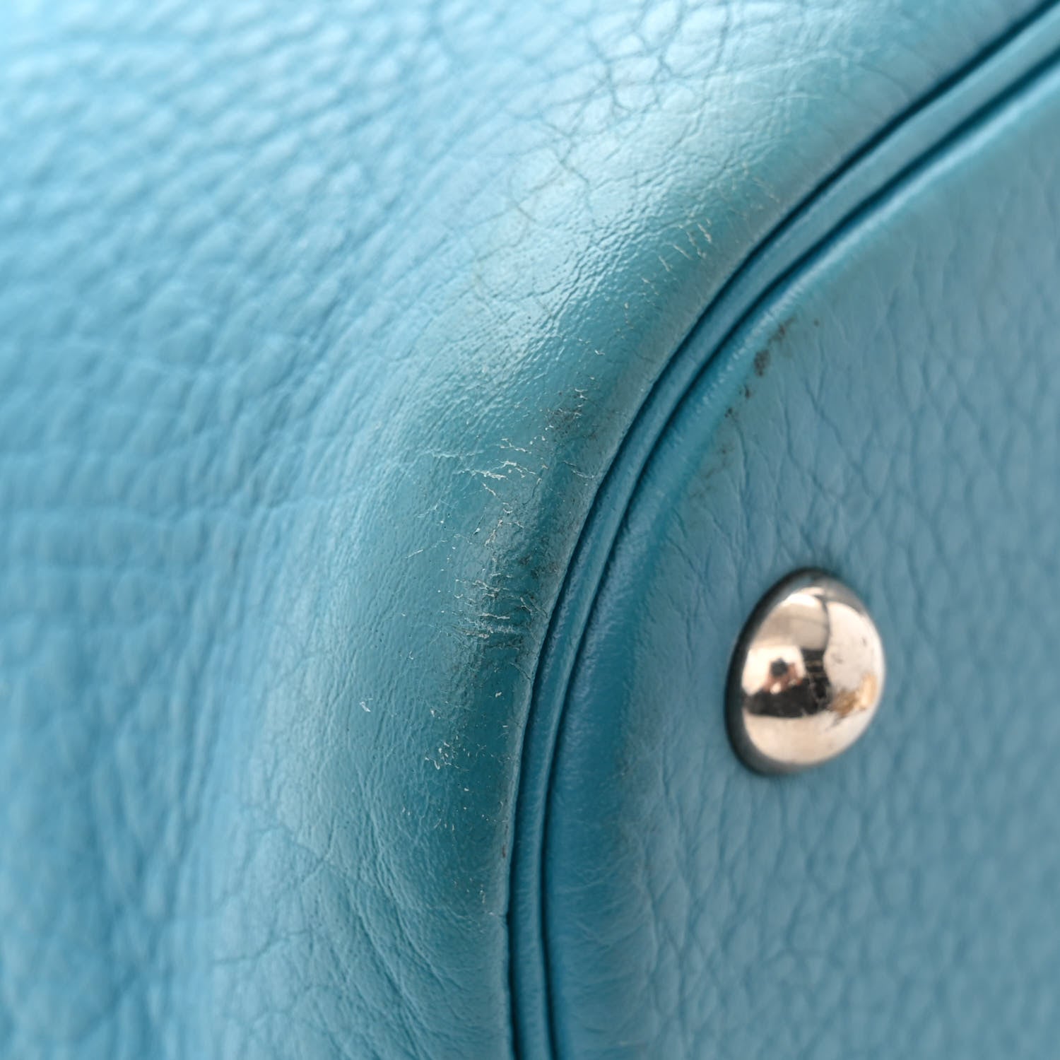 Hermes Taurillon Clemence Bolide 35 Bleu Jean 13 of 18