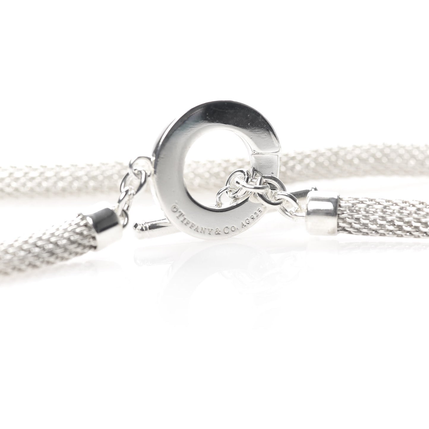 Sterling Silver Somerset Mesh Toggle Necklace