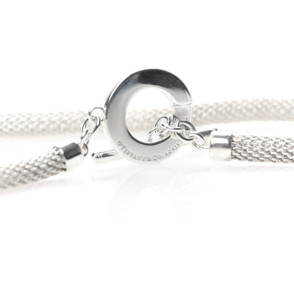 Tiffany Sterling Silver Somerset Mesh Toggle Necklace 4 of 6