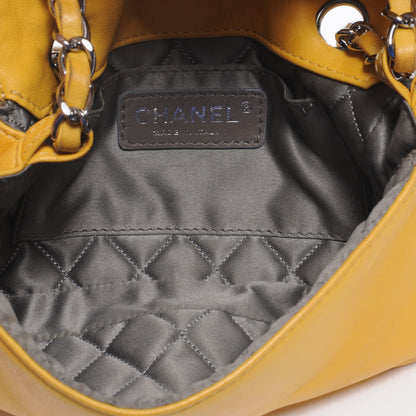 Chanel Lambskin Mini Madison Flap Yellow 5 of 7