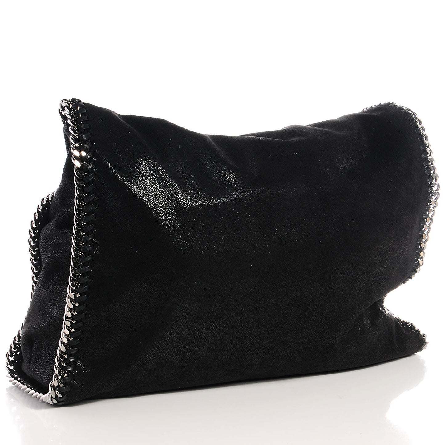 Faux Leather Shaggy Deer Big Falabella Black