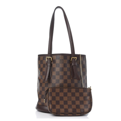 Louis Vuitton Damier Ebene Marais Bucket 23 1 of 11