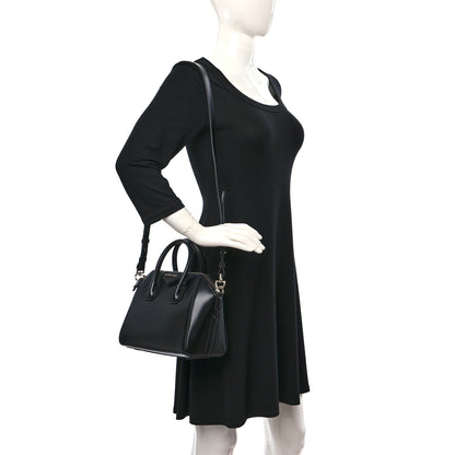 Givenchy Shiny Lord Calfskin Mini Antigona Black 2 of 12