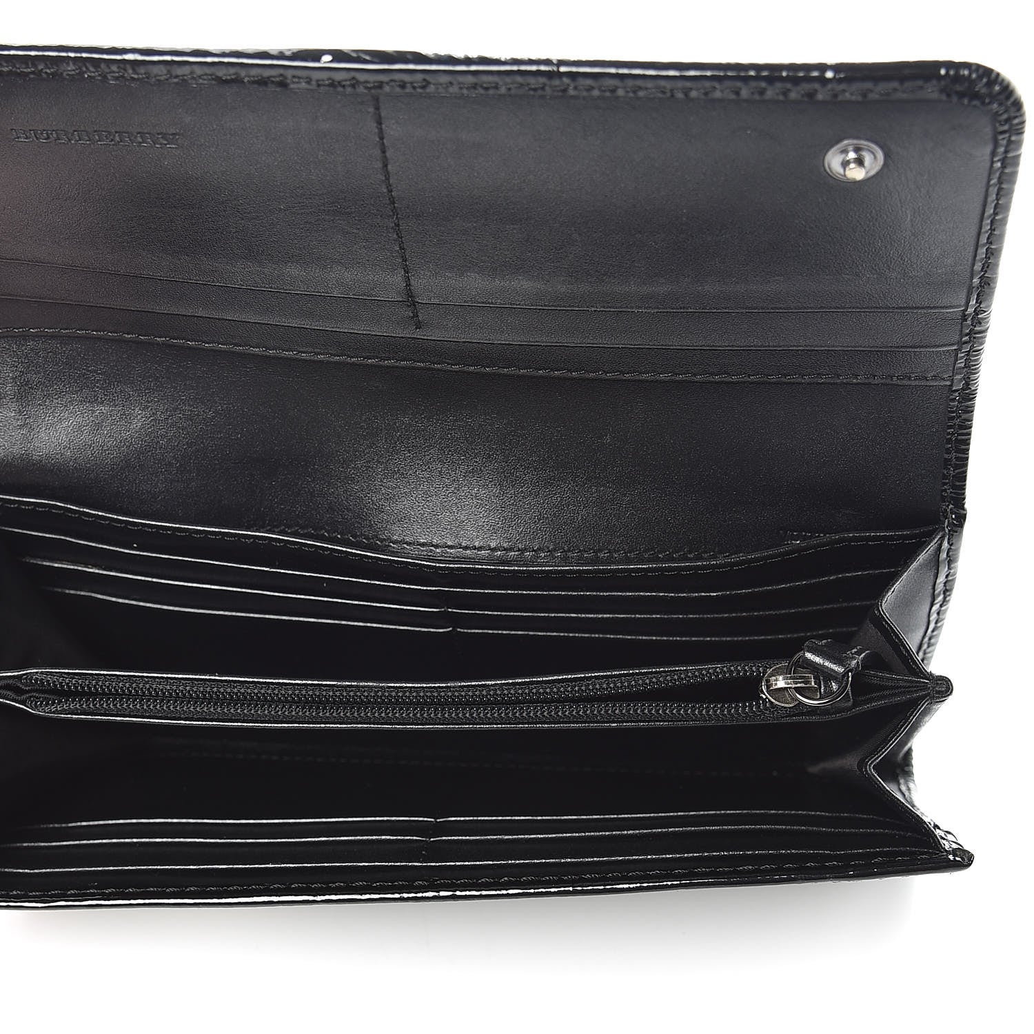 Burberry Beat Check Penrose Continental Wallet Black 5 of 8