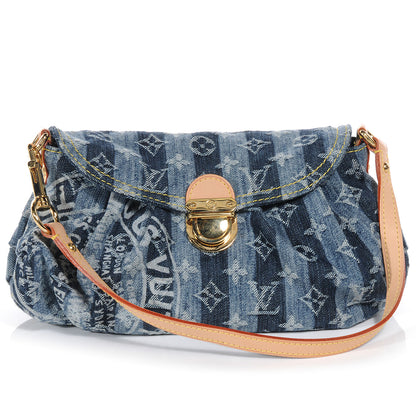 Louis Vuitton Denim Raye Mini Pleaty 1 of 7