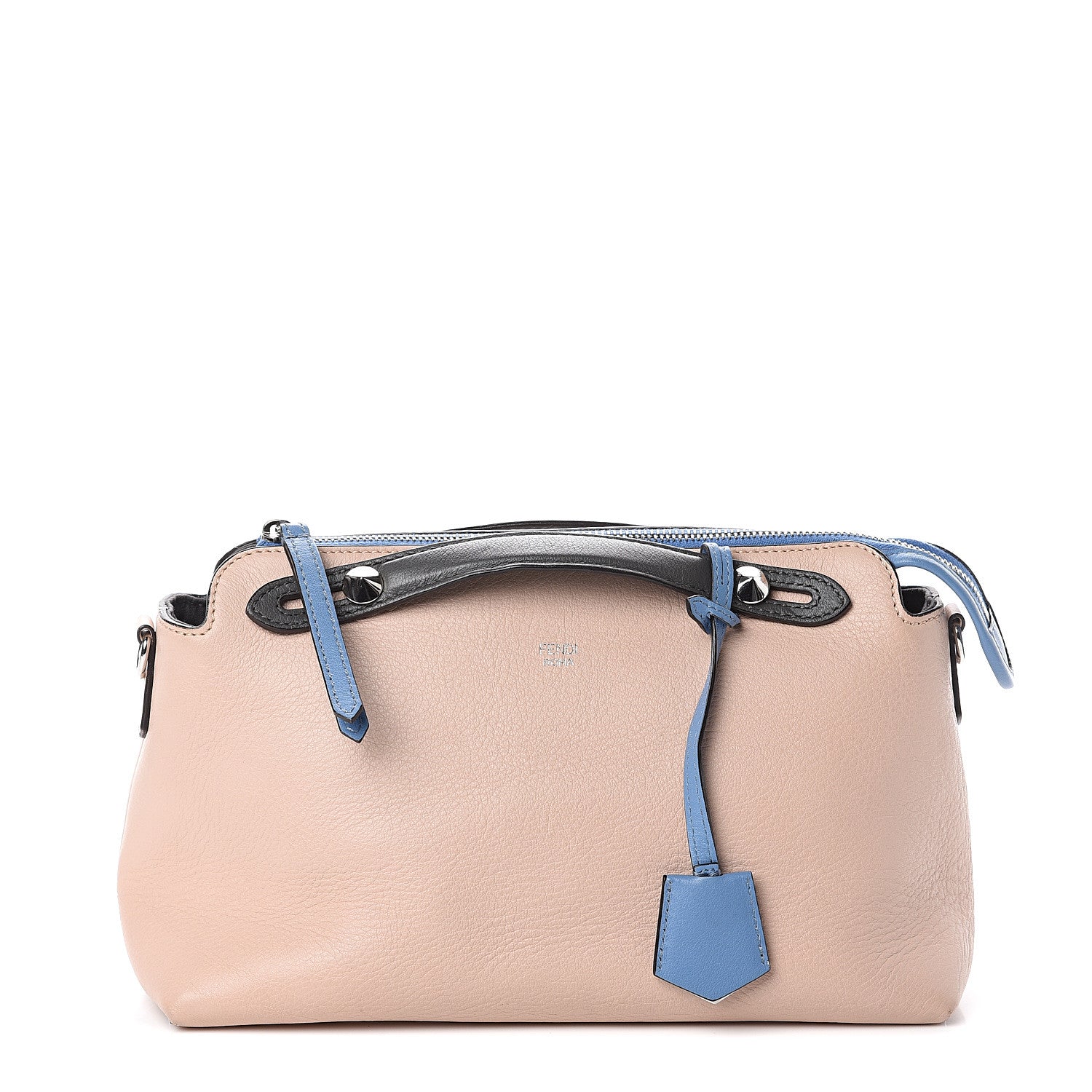 Fendi Vitello Dolce 4 Color Medium By The Way Boston Bag Rosa Plaster Multicolor 1 of 8