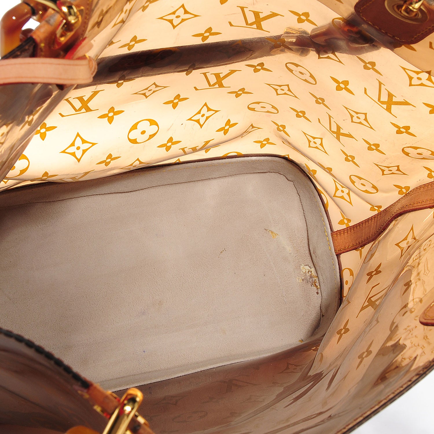 Louis Vuitton Vinyl Cabas Sac Ambre MM 9 of 10