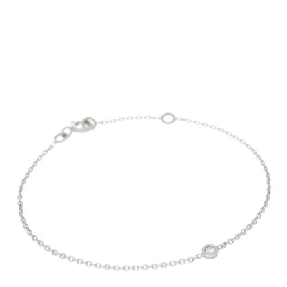 Christian Dior 18K White Gold Diamond Station Bracelet 1 of 3