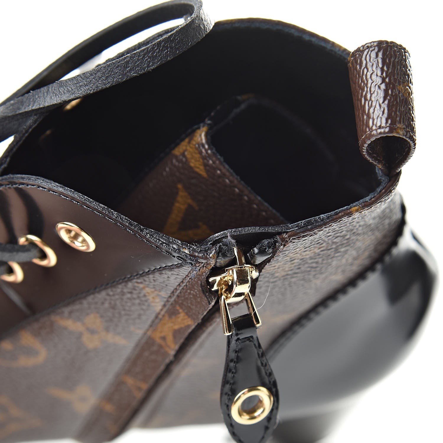 Louis Vuitton Patent Calfskin Monogram Star Trail Ankle Boots 39 Black 9 of 10