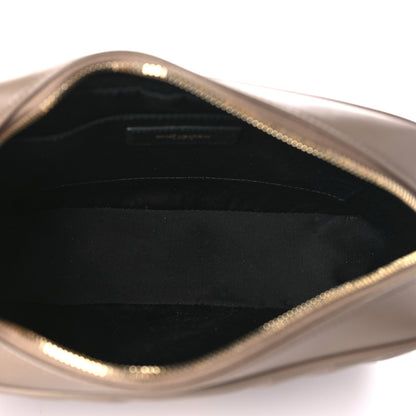 Saint Laurent Calfskin Matelasse Monogram Lou Camera Bag Taupe 5 of 9