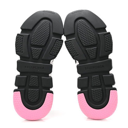 Balenciaga Neoprene Knit Multicolor Sole Womens Speed Sneakers 39 Black White Pink 5 of 8