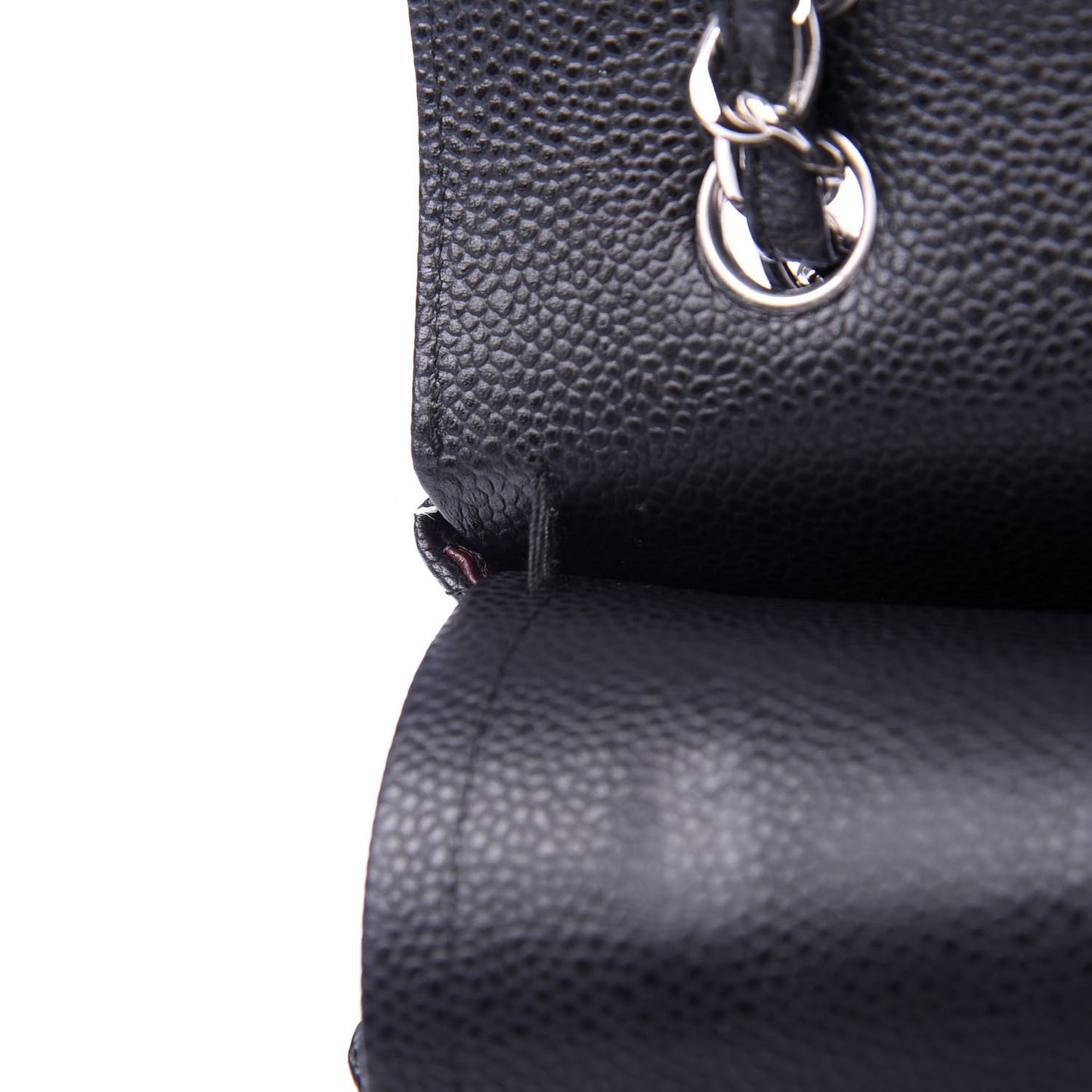 Caviar Quilted Maxi Double Flap Black