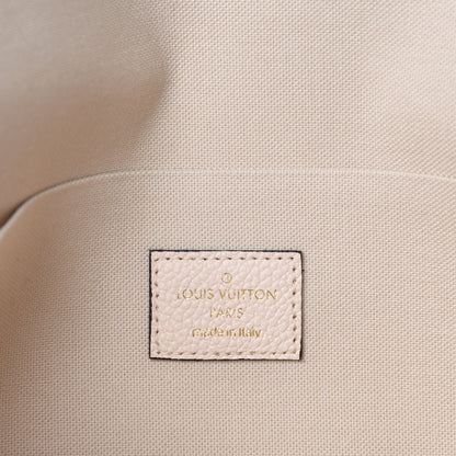 Louis Vuitton Empreinte Monogram Giant By The Pool Felicie Pochette Chain Wallet Cream Saffron 8 of 10