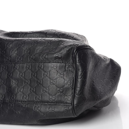 Gucci Guccissima Large Sukey Tote Black 9 of 9