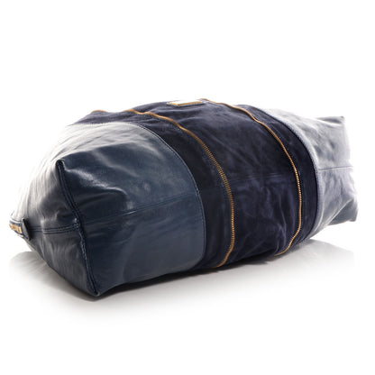 Jimmy Choo Leather Suede Malindi Navy 4 of 7
