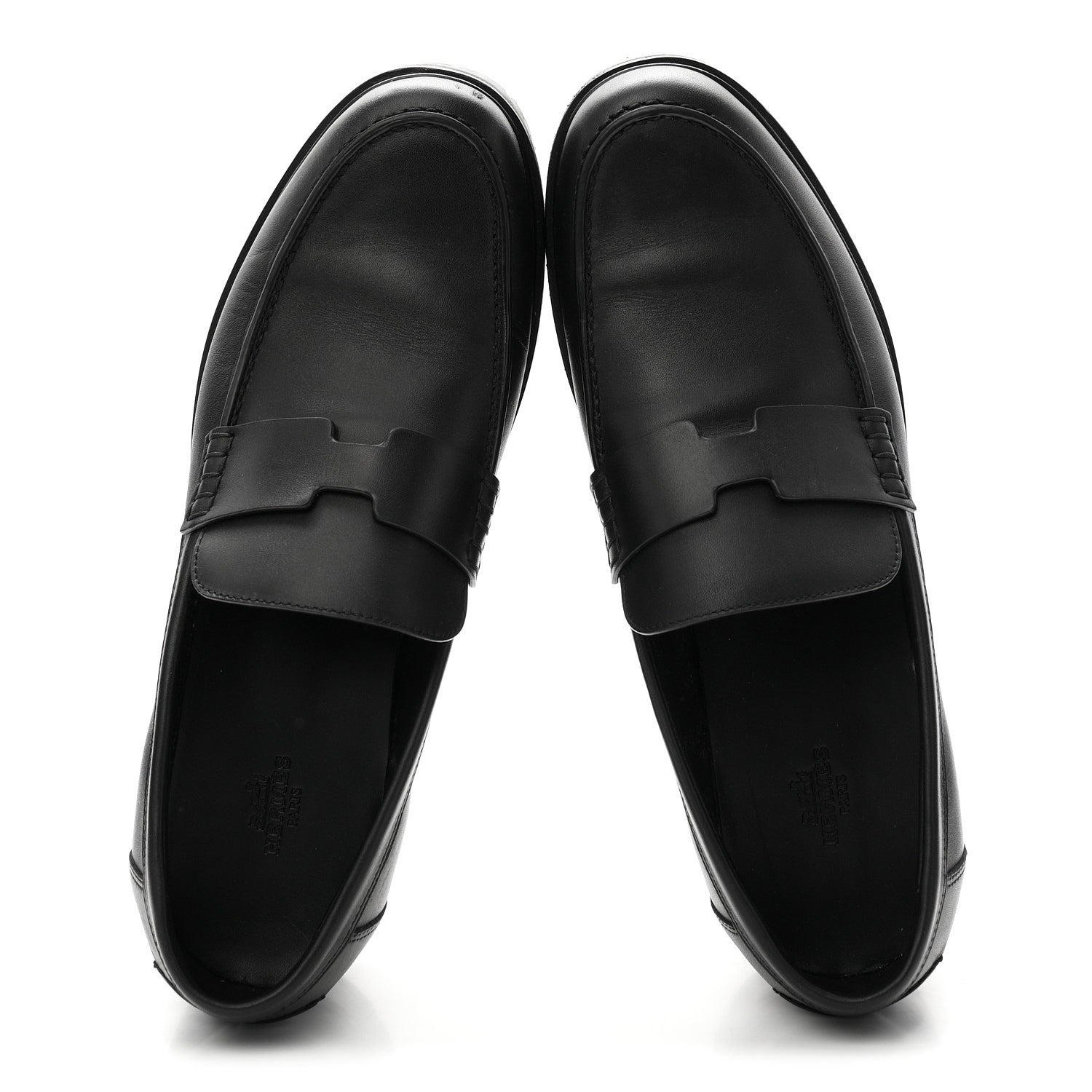 Hermes Calfskin Ivy Loafer 41 Black 2 of 10