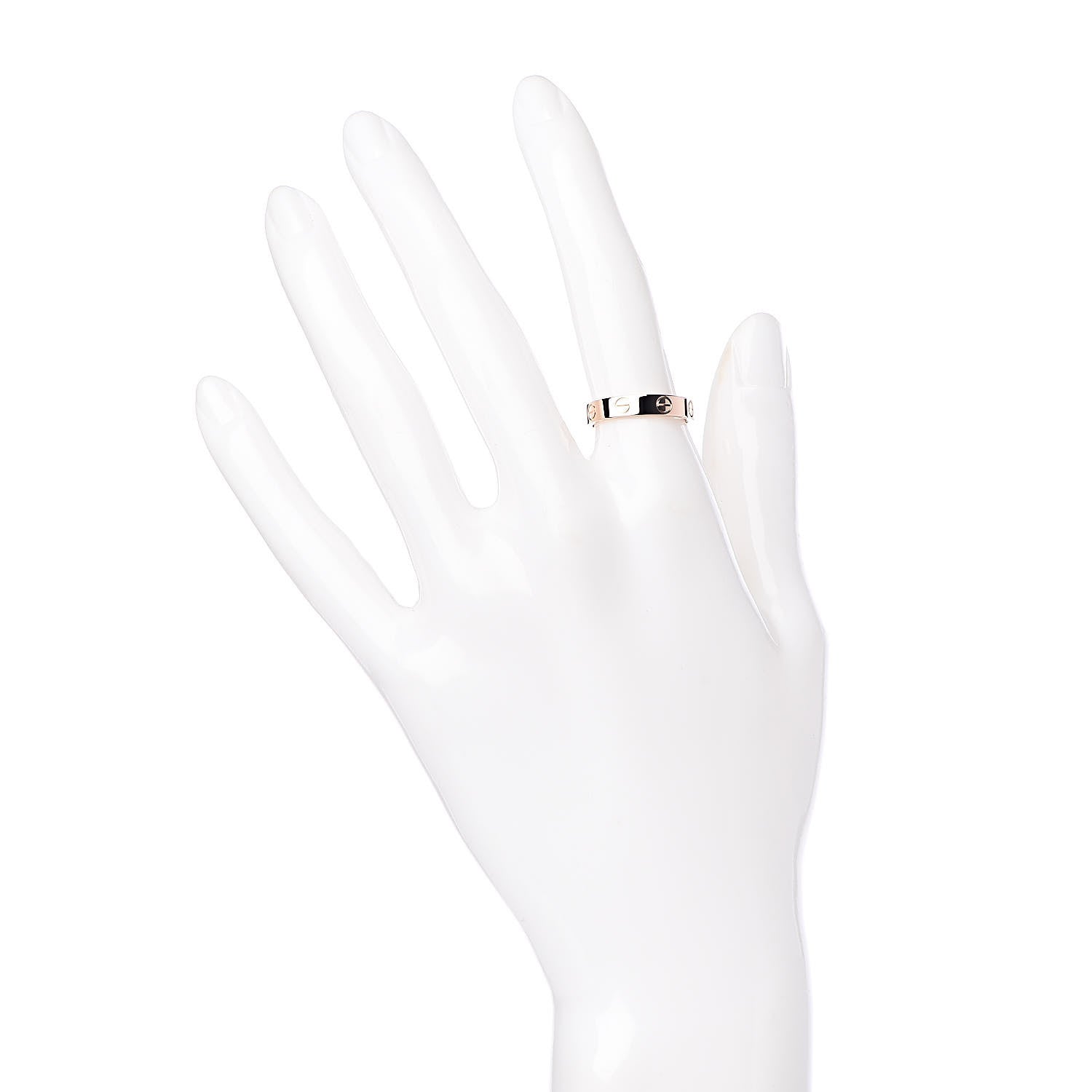 Cartier 18K Pink Gold 3.5mm LOVE Wedding Band Ring 51 5.75 2 of 4