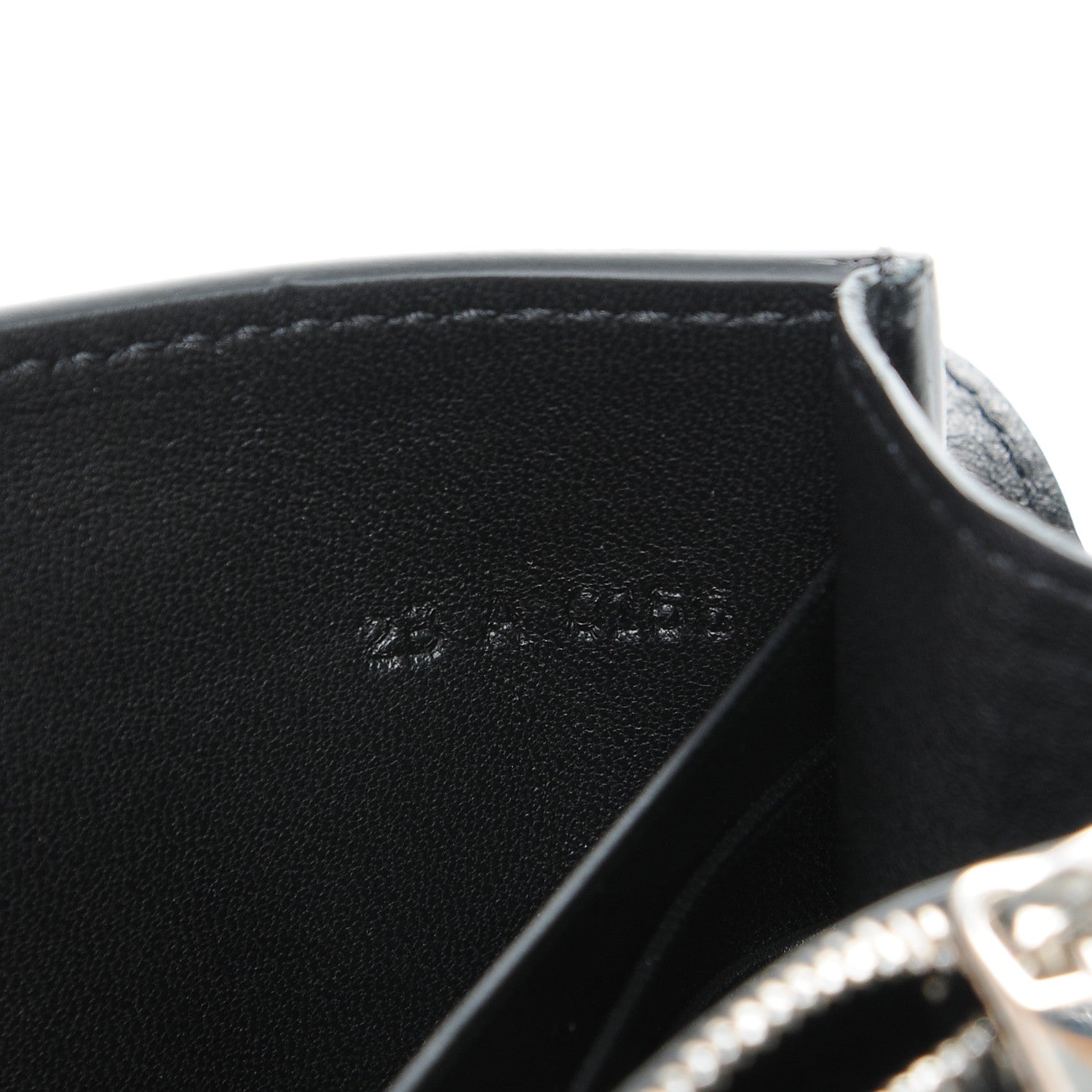 Givenchy Grained Calfskin Shark Lock Long Flap Wallet Black 7 of 7