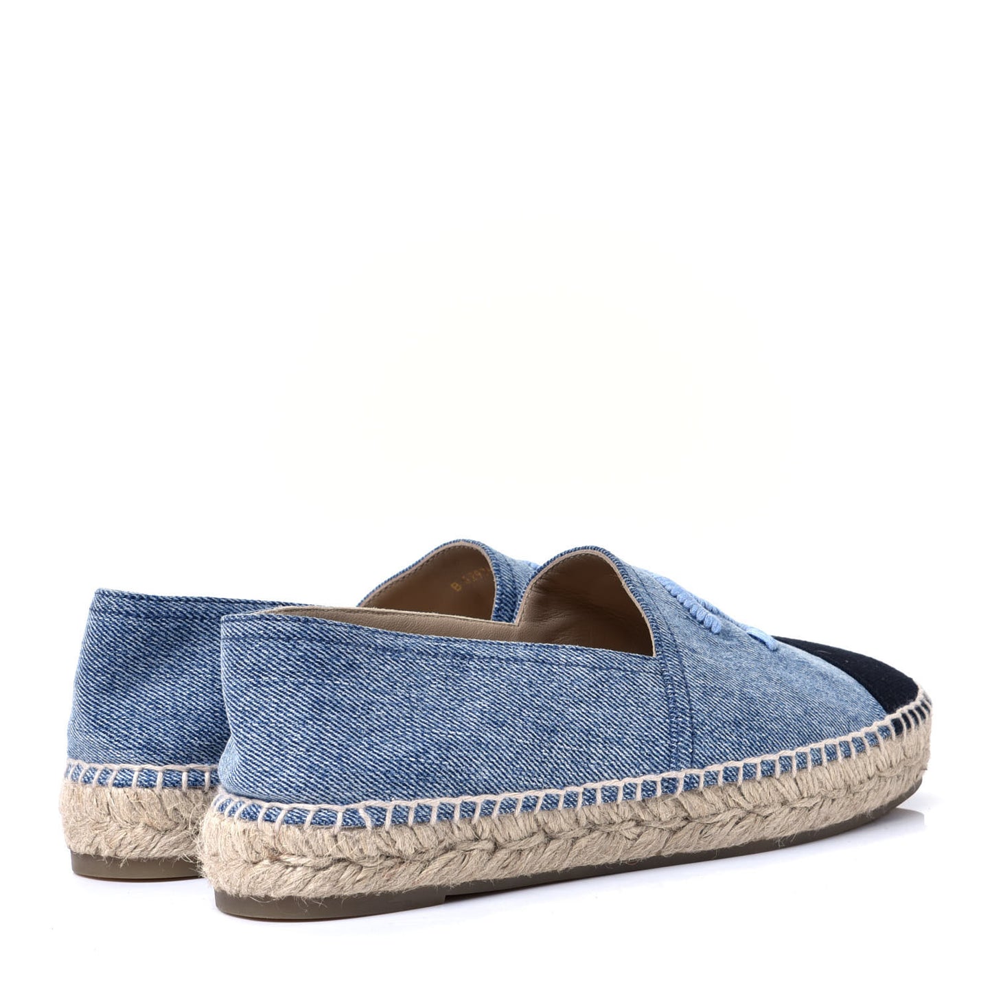 Denim CC Espadrilles 39 Blue Black